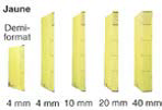 DOSS DACOTA JAUNE A4 4MM+1RABAT X100 DAC