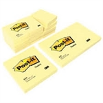 POST-IT NOTES 38X51MM 100F JAUNE X12