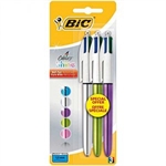 BL STYLO BILLE 4COUL SHINE X3