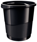 CORBEILLE PAPIER EUROPOST 14L NOIR