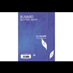 BUVARD COULEUR UNI 160X210MM PAQUET DE 10
