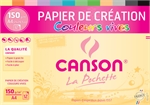 PAPIER DESSIN  COUL VIVES A4 150G X12