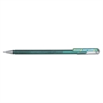 STYLO ROLLER GEL VERT METAL 1MM**