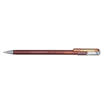 STYLO ROLLER GEL ORANGE METAL 1MM