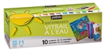 PEINTURE VITRAIL EAU 45ML X10