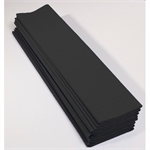 PAPIER CREPON 60% 2,5X0,5M NOIR