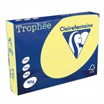 PAPIER RAME A4 500F 80G JAUNE CANARIS CL