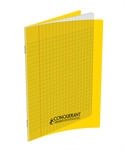 CAHIER 17X22 32P SEYES 90G PPL JAUNE