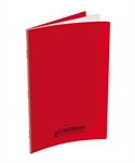 CAHIER 21X29,7 96P SEYES 90G PPL ROUGE