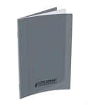 CAHIER 17X22 96P SEYES 90G PPL GRIS