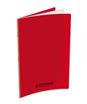 CAHIER 24X32 SEYES 96P 90G PPL ROUGE