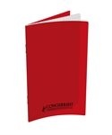 CARNET 09X14 96P 5X5 90G PPL ROUGE