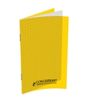 CARNET 11X17 96P 5X5 90G PPL JAUNE
