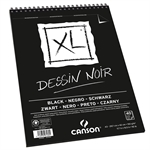 PAPIER DESSIN A3 150G 40F NOIR SPIRALE