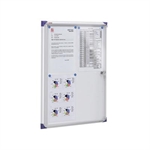 VITRINE INT 4XA4 FD BLC MAGN PBAT