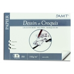 BLOC PAPIER DESSIN CROQUIS A6 150G 30F