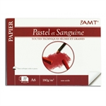 BLOC PAPIER PASTEL SANGUINE A6 180G 20F