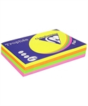 PAPIER RAME A4 500F 80G FLUO X4