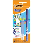 BL STYLO ROLLER EFF DECOR BLEU +RECH