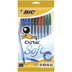 BL STYLO BILLE CRISTAL SOFT ASS X10