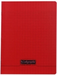 CAHIER 17X22 48P SEYES 90G PPL ROUGE