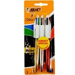 BL STYLO BILLE 4COUL SHINE XMAS X3