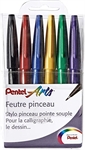 BL FEUTRE PINCEAU MOYEN 2,7MM FUNNY X6**