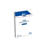 FICHE BRISTOL A4 UNI BLANC 210G 100F