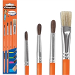 BL PINCEAU ROND N°4-8-12 X3 +BROSSE N°10
