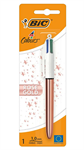 BL STYLO BILLE 4COUL ROSE GOLD
