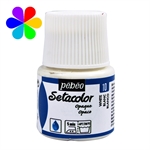 PEINTURE SETACOLOR OPAQ 45ML BLANC