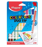 FEUTRE COLORPEPS DUO FIN X10