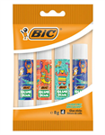 BL COLLE STICK 8G DECORS BIC X4
