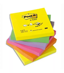 POST IT NOTE Z 76X76MM 100F X6 NEON