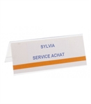 BADGE/CHEVALET PORTE NOM 120 x 45MM