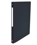 CLASSEUR A4 4 ANNEAUX PP DOS 2CM NOIR