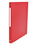 CLASSEUR A4 4 ANNEAUX PP DOS 2CM ROUGE