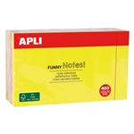 NOTE ADHESIVE APLI 75X125MM CUBE 4X100F