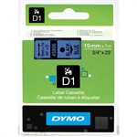 DYMO RUBAN  LABEL MG D1 19MM NOIR/BLEU