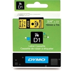 DYMO RUBAN  LABEL MG D1 19MM NOIR/JAUNE