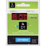 DYMO RUBAN LABEL MG D1 19MM NOIR/ROUGE