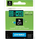 DYMO RUBAN LABEL MG D1 19MM NOIR/VERT