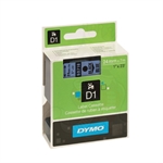 DYMO RUBAN LABEL MG D1 24MM NOIR/BLEU