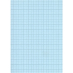 FICHE BRISTOL A4 5X5 BLEU 100F