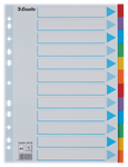 INTERCALAIRE A4 12 ONGLETS CART COULEUR