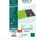 SOUS CHEMISE ROCKS 80G NOIR PQT100