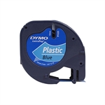 DYMO RUBAN LETRATAG 12MMX4M NOIR/BLEU
