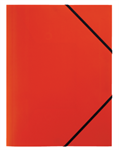 CHEMISE 3RAB/ELAST PP STANDARD A4 ROUGE