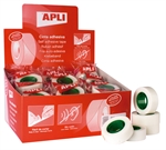 ADHESIF INVISIBLE 19MMX33M APLI