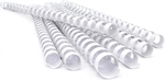 RELIURE PLASTIQUE ANN 19MM BLANC BTE100